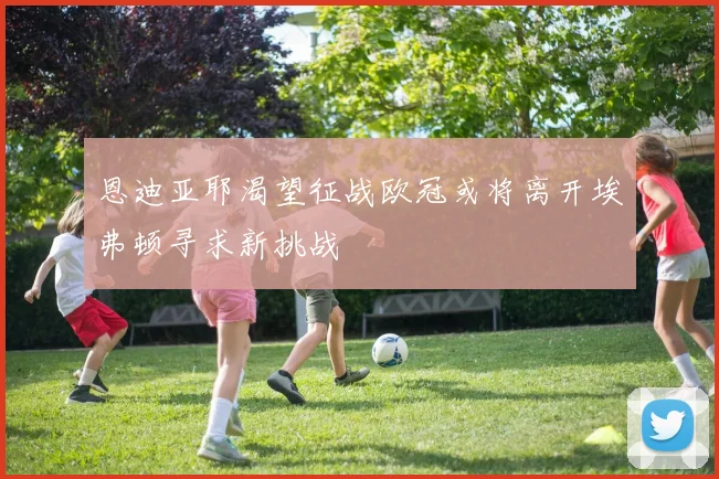 恩迪亚耶渴望征战欧冠或将离开埃弗顿寻求新挑战